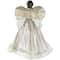 18" White & Silver Angel Christmas Tree Topper